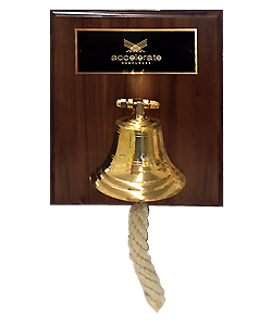 Accelerate Ship Bell Custom Award